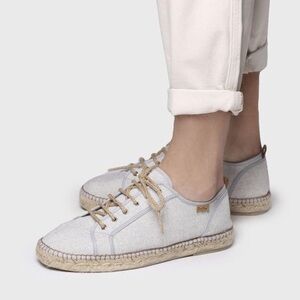 Toni Pons Men’s EU 43 / US 10 Espadrille Laces Light Gray Dante